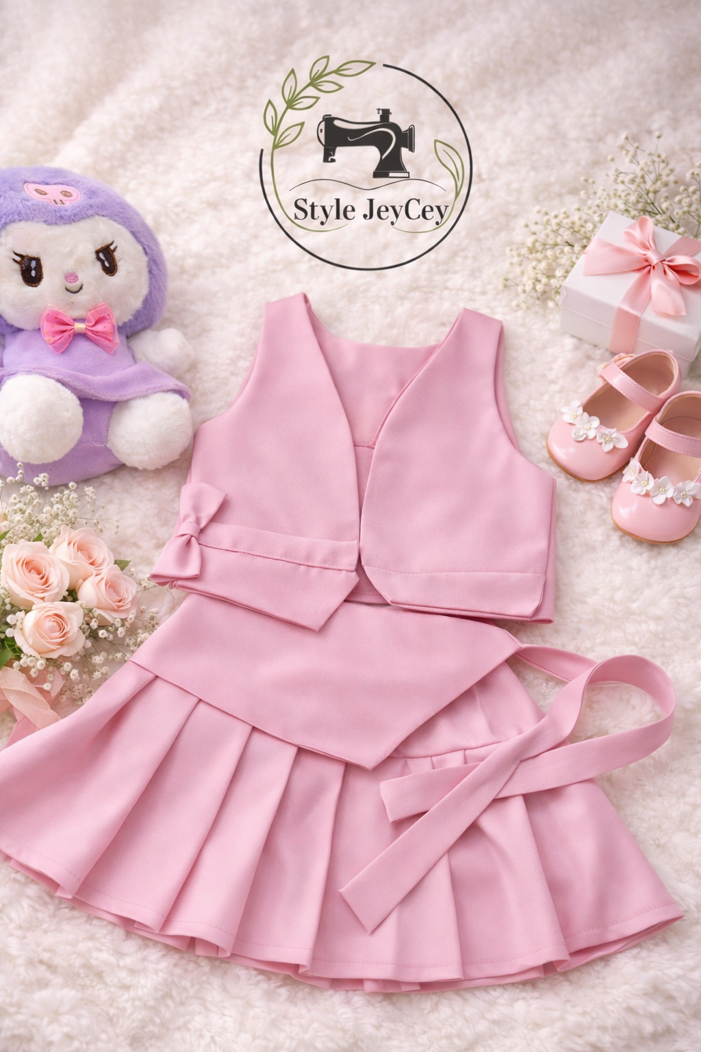 Tenue adorable pour enfant en création couture artisanale Style JeyCey